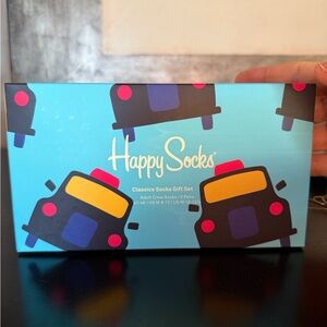 Happy Socks Classics Sock Gift Set - Blue, Black, Red, Yellow